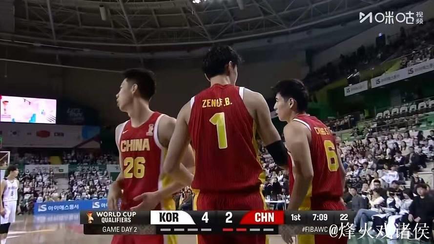 周琦17+15程帅澎19分伤退 中国男篮不敌韩国男篮76-90