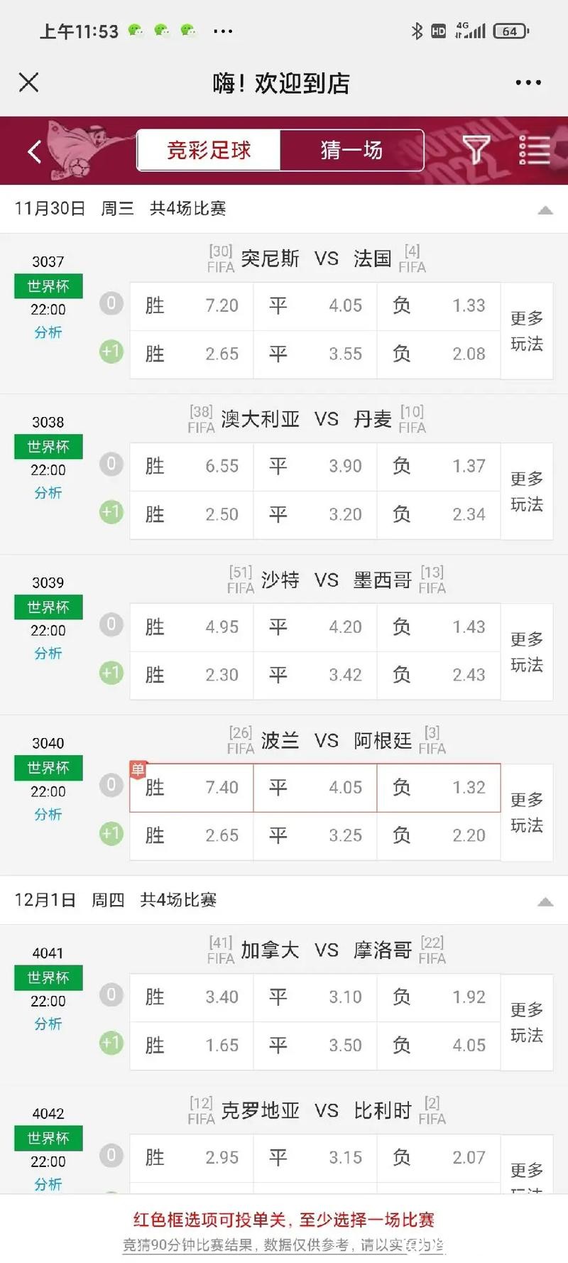 世界杯外围竞猜：从赔率看比赛胜负预测